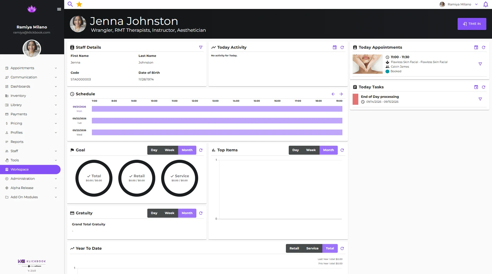 Provider Workspace